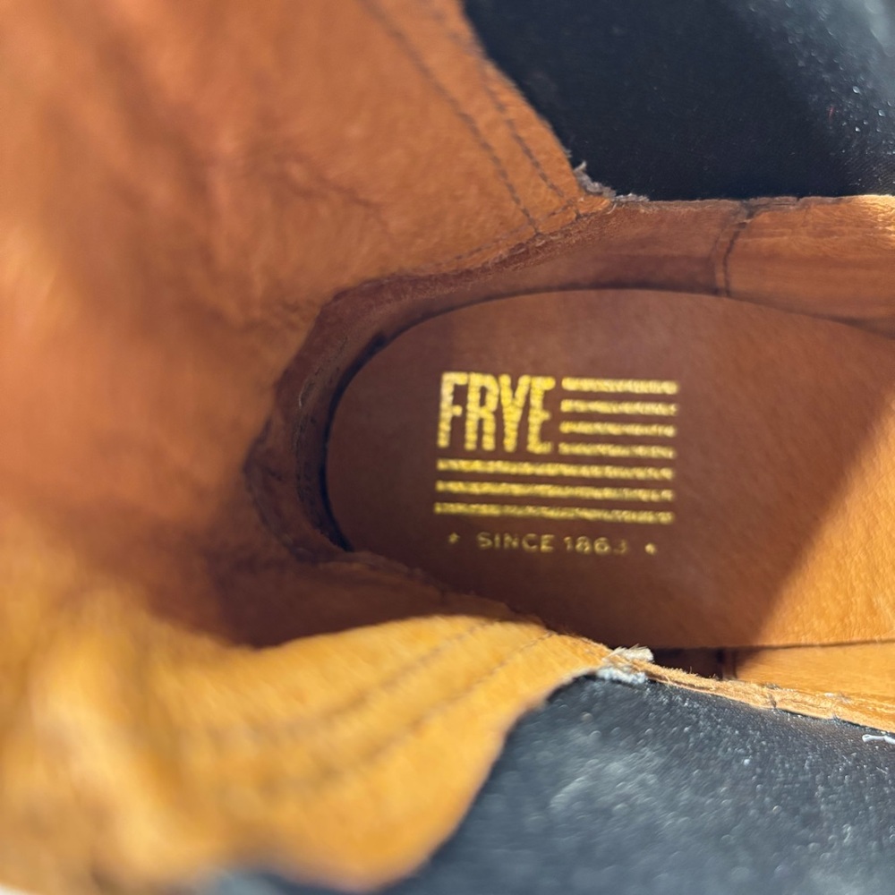 New, Frye Sabrina Chelsea Boots Brown Size 8.5 - Picture 11 of 13